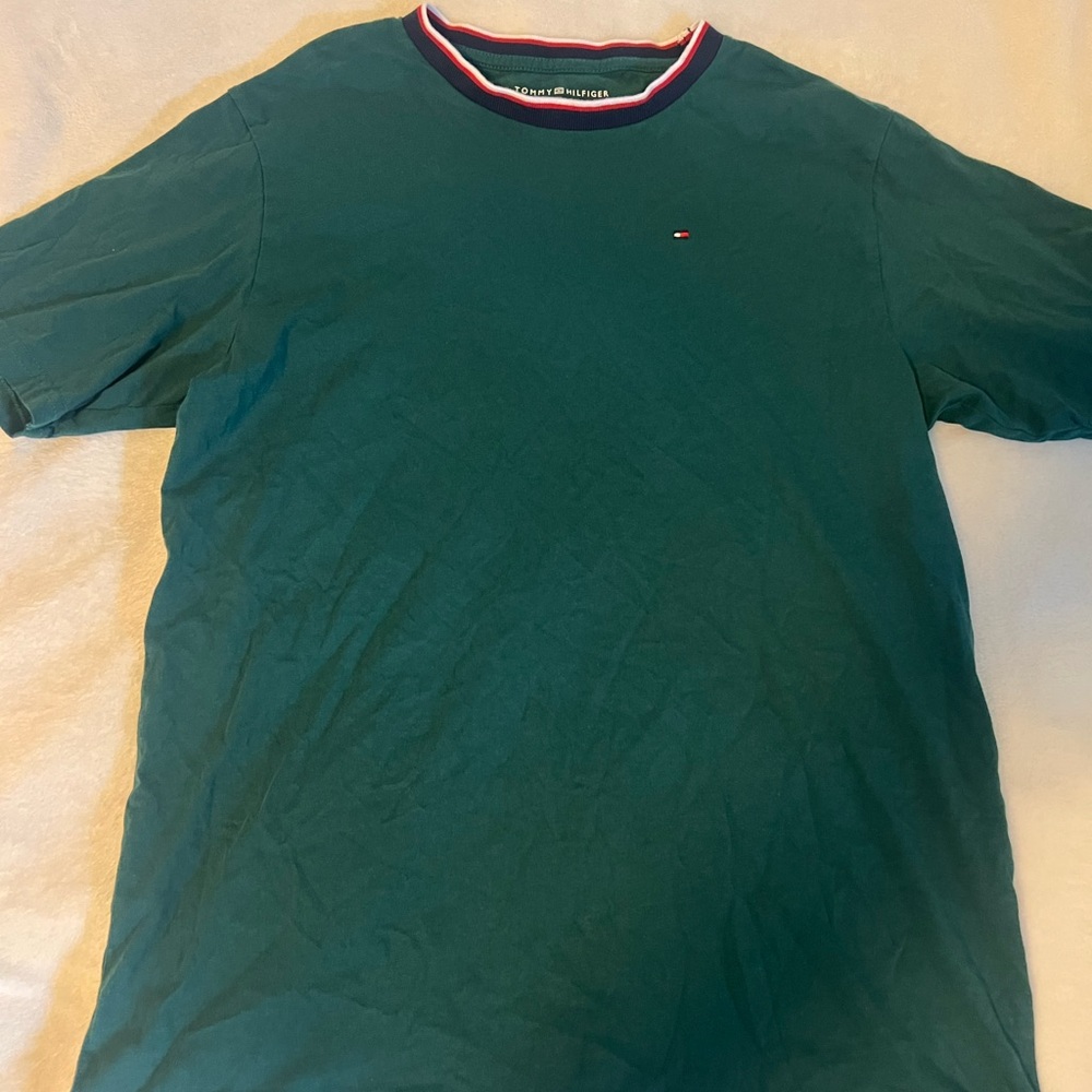 Tommy Hilfiger Kids Teal Short Sleeve Tee